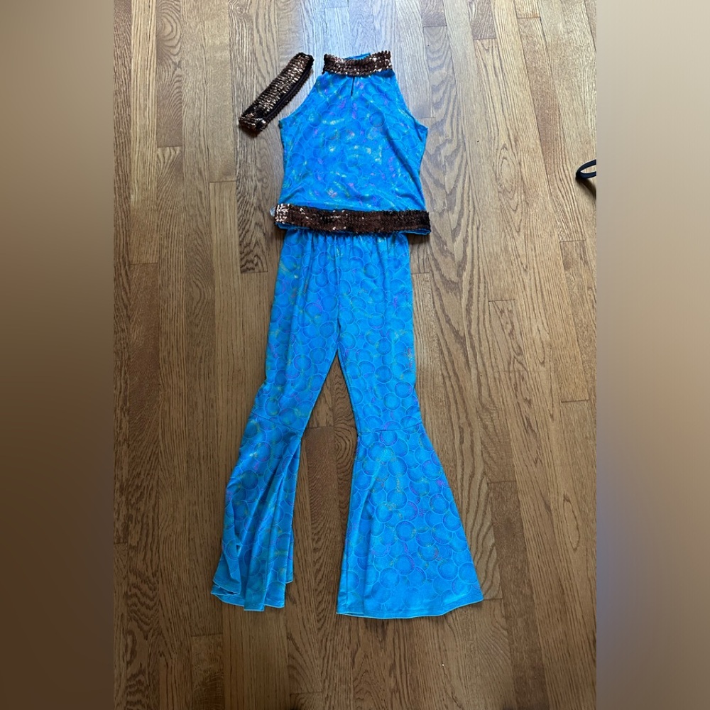 Chasing fireflies disco 3 piece halloween outfit worn once perf cond sz 8